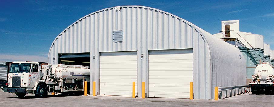 Three door garage