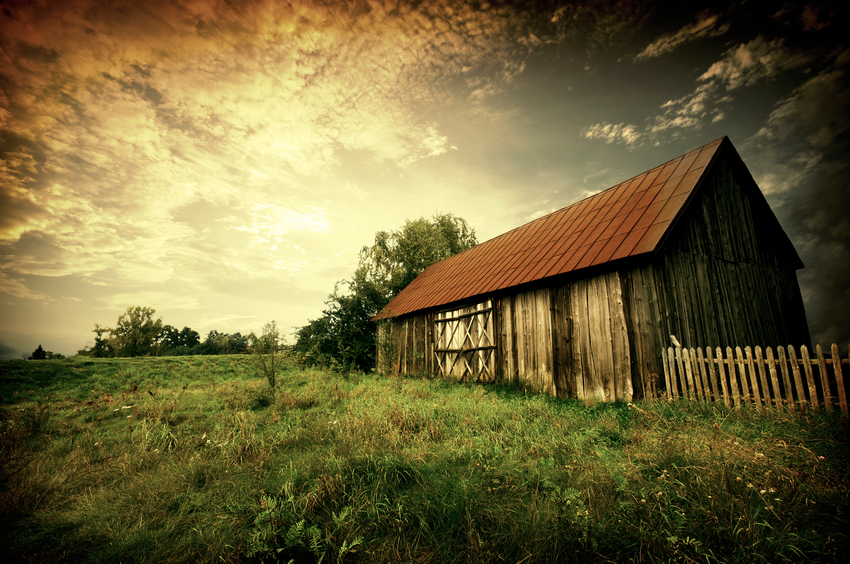 old barn construction